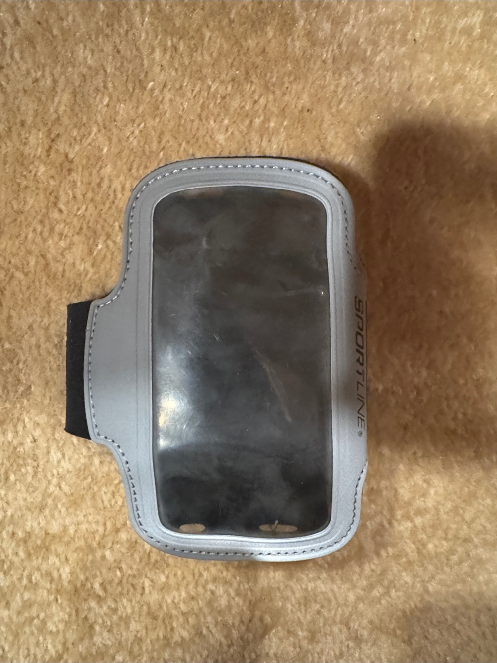 Sport-Line Grey Running Armband Phone Holder
